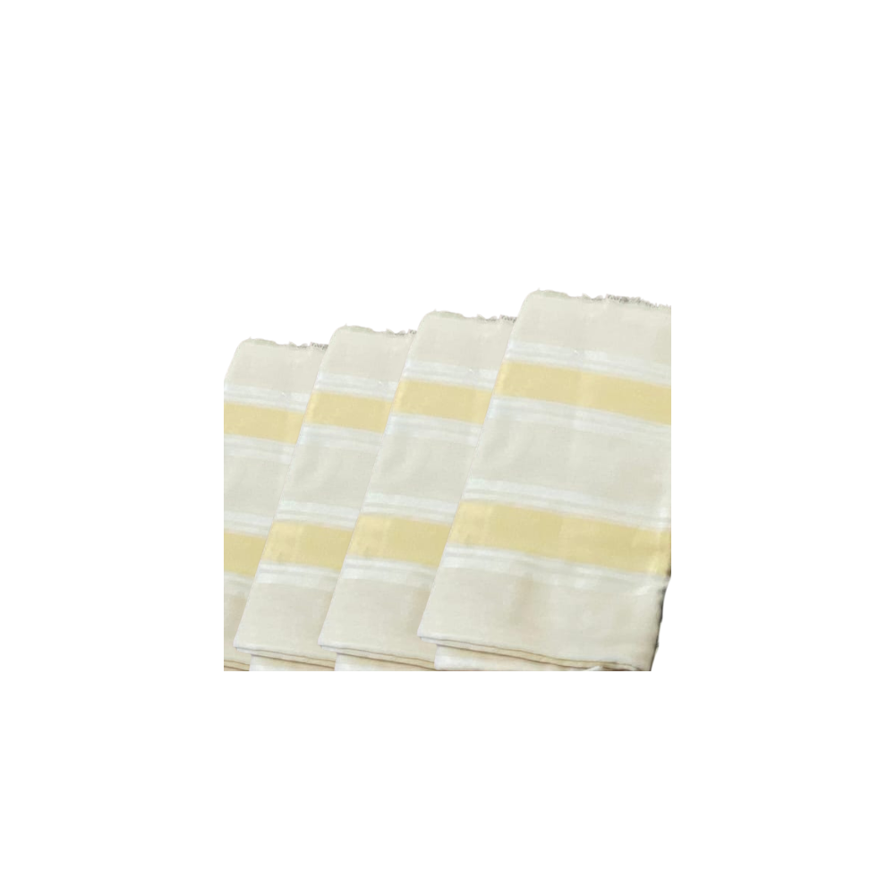 Tissu soussdi pour hommes dore/blanc Tissu soussdi pour hommes dore/blanc